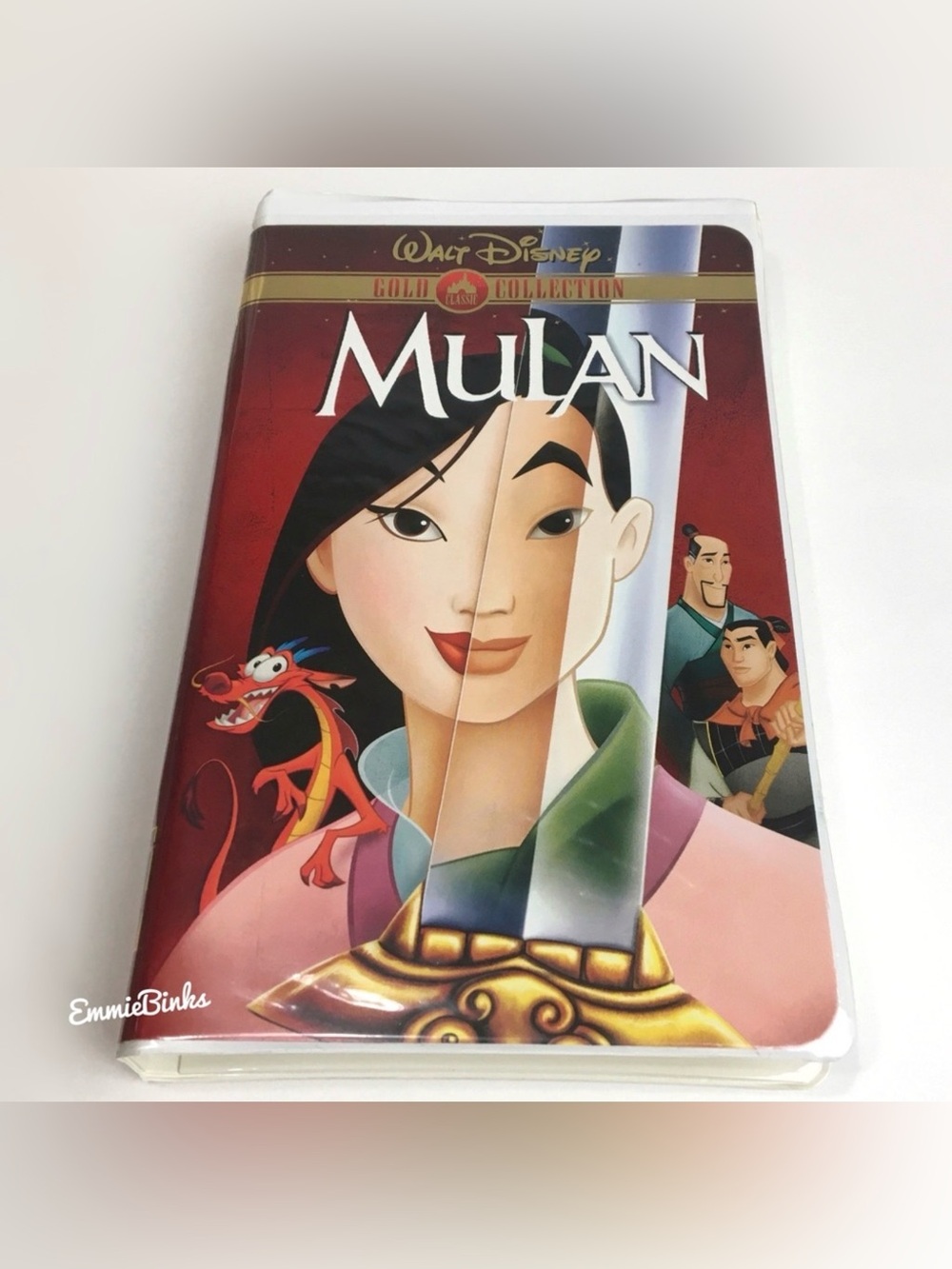 HTF 1998 Version Walt Disney Gold Collection MULAN on VHS Cassette Tape Movie